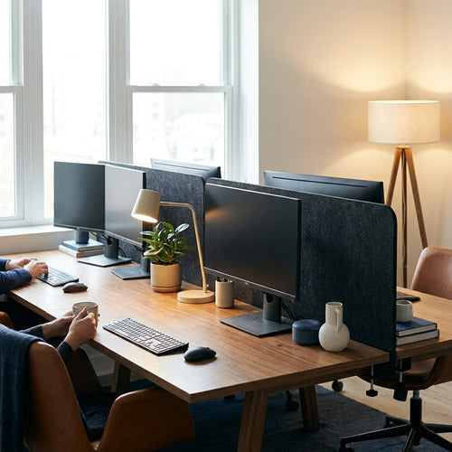 Desk Privacy Panel — Acoustic Felt