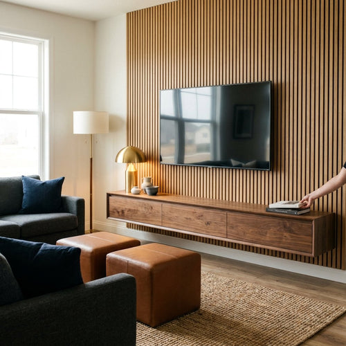 Floating TV Shelf 47 in